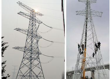 Torre da construção de aço de ASTM A572, 10 - torre de poder 750KV de alta tensão